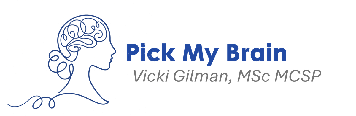 Pick My Brain — Vicki Gilman, MSc MCSP